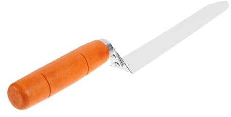 Happyyami Honigschneider Effizientes Entdeckelungsmesser Für Bienenhaltung Werkzeug Mit Holzgriff Zum Honigschaben Extrahieren