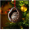 Wisafory Weihnachtsbaumschmuck Acryl Tier Dekor Weihnachtsbaum Anhänger mit Tiermuster 2D Acryl Weihnachtsdeko Eule Waschbär Ornament für Urlaub, Party, Weihnachtsdeko Eule D