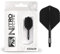 RED DRAGON Darts – Nitro Flite Integriert Flüge & Schäfte System – No.2 Form und Design – Schwarz & Schwarz Farbe, Kurz Länge