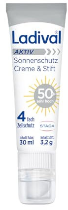 LADIVAL Aktiv Sonnenschutz Creme & Stift LSF 50+ 30 ml