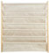 VIIROUD Bibliothèque de Rangement pour Enfants – Children's Supersized Bookcase Storage Rack with 5 Tiers, Children's Bookrack, Bookshelf, Natural/White-75 * 30 * 79cm-Couleur Bois (1pc)