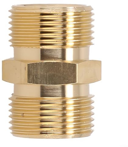 Hochleistungs-M22-Schlauchkupplung aus stabilem Messing, perfekte Passform für Power-Waschgeräte (M22-14)