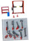 Jiuvaso Diorama Miniature à l'échelle 1/64 pour Garage, Grue à portique, mobilier, Atelier Automobile, Outils d'entretien
