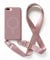 2NSPDRGNI Magnétique Coque avec Collier Compatible avec iPhone 6 Plus/7 Plus/8 Plus,Tour de Cou Lanière en Corde Pendentif Housse,Rose Gold
