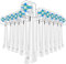 12 Stück Aufsteckbürsten Kompatibel mit Oral B IO 2/3/4/5/6/7/8/9/10, IO Zahnbürste Aufsätze Kompatibel mit Oral B Series Zahnbürste Elektrische (Weiß)