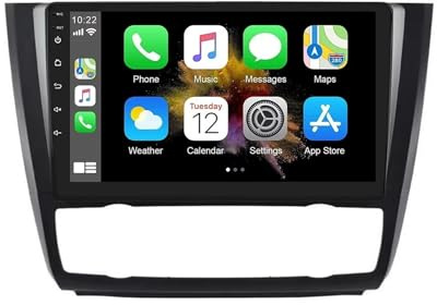 Android 15 Autoradio 2 Din per BMW 1 Series E81 E82 E87 E88 2004-2011 Carplay 9 IPS Touchscreen Stereo Auto con GPS Bluetooth DSP FM USB SWC Telecamera posteriore(1G+32G)
