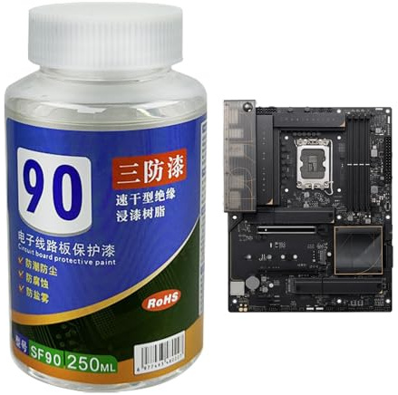 Yianyal Beschichtung kompatibel mit, konformale elektronische Farbe, wasserdicht und transparent, schnell trocknender PCB-Lack - für Leiterplatten, Leiterplatten, LED, Motherboard