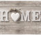 decomonkey Fototapete Home Haus 400x280 cm XXL Design Tapete Fototapeten Vlies Tapeten Vliestapete Wandtapete moderne Wand Schlafzimmer Wohnzimmer Holz Herz Vintage