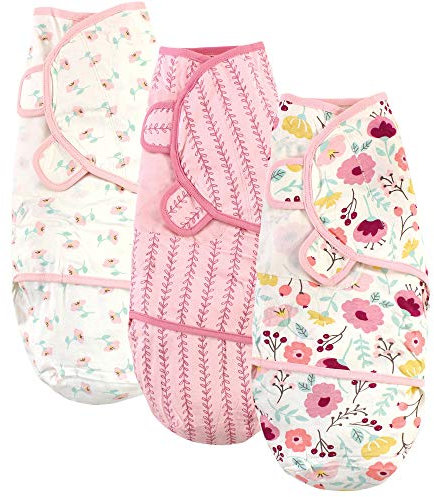 Touched by Nature Unisex Baby Wickeltücher aus Bio-Baumwolle, botanisch, 0-3 Monate