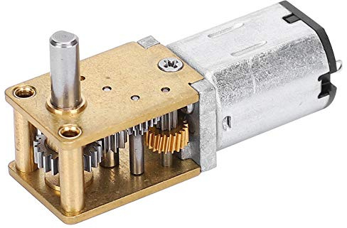Mini moteur à engrenages en métal Micro moteurs de ventilateur électrique N20 DC12V réduction de vitesse CW/CCW Micro moteur(DC12V381RPM)