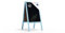 ALLboards Kundenstopper mit blauem Holzrahmen 118x61cm, Werbetafel, Gehwegaufsteller, Aufsteller, Straßenreiter, Kreide