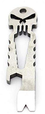 Evenlyao Multitool Mehrzweckwerkzeug Edelstahl Camping Taschenkurbel Flaschenöffner Schraubenschlüssel Brecher 75 * 20 * 4mm / 2,95 * 0,79 * 0.16in 58-60HRC