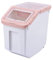 ANMOO Pet Food Storage Container, Dogs Food Container With Scoop Stackable Dog Food Storage Bins 10KG Storage Container With Lid（Pink Large）