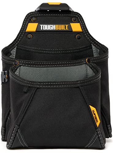 ToughBuilt - Mega Supply Tool Pouch - Multi-Pocket Organizer, Heavy Duty, Deluxe Premium Quality, Durable - 7 Pockets, Hammer Loop - (TB-CT-03-UK)