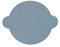 Tischset blau aus Silikon H0,2x42,5x36,1cm