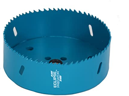 Eclipse Professional Tools EBVP-127 127 mm Predator Bimetall-Lochsäge aus Schnellarbeitsstahl mit variabler Teilung (Nur Lochsäge)