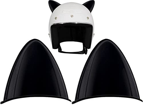 Stakee Motorradhelm Katzenohren Süßes Helmohren Motorradhelm Dekoration Klebrige Katzenohren Dekoration Für Helm