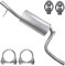 Mitteltopf Auspuff für Focus C-Max 1 I MK1 Focus 2 II MK2 Volvo C30 1 I S40 2 II M 1.6 1.4