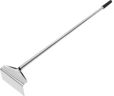 Mydracas Kohlerechen Grill Asche Werkzeug BBQ Holzkohle Edelstahl Rechen für Pizzaofen - 81,3 cm