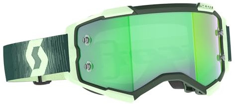 SCOTT Fury MX Goggle Cross/MTB Brille grün/grün Chrom Works