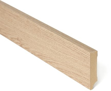 Battiscopa Desiwa in rovere naturale, 8 x 230 cm