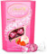 Lindt LINDOR Chocolate blanco y fresa, San Valentín para regalar, caja de bombones fresa, fresa y nata, bombones para regalar, 16 bombones, 200g