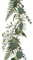 Decoris Künstliche Farn Eukalyptus Girlande 20x180cm - Blättergirlande für Tischdeko Fensterdeko Wanddeko - Blätter Kunstpflanze als Hochzeitsdeko Zimmerdeko und Bastelmaterial - Grün