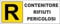 M-ITALY CARTELLO SEGNALETICO UNI - CONTENITORI RIFIUTI PERICOLOSI - Adesivo Extra Resistente, Pannello in Forex, Pannello In Alluminio (30x12, Plastica)