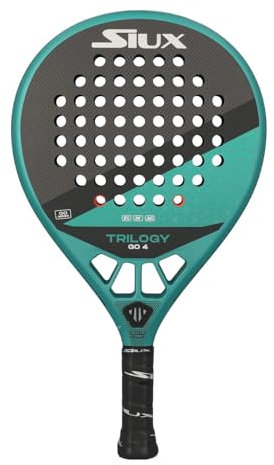 Siux Trilogy go 4 - Raqueta de pádel, Color Negro