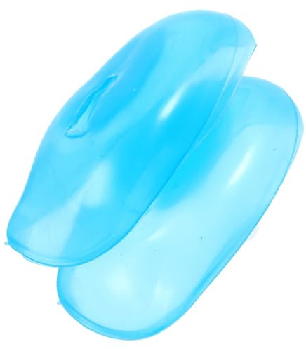 ORFOFE 3pares De Oídos De Para Salón De Cubierta Para Tinte De Cabello Protección Reutilizable y De Limpiar Azul