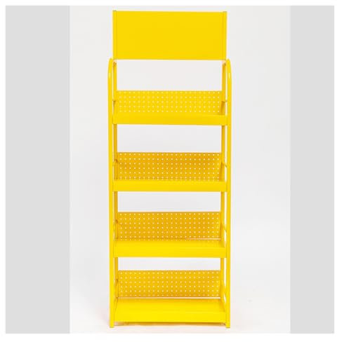 Cy Präsentationsregale für Supermarkt, Büro, Küche, Süßigkeiten, Chips, Show, Regal, Halter für Snack, Obst, Gemüse, Gelber Ständer Display Regal