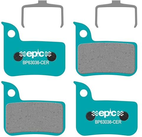 epic Scheibenbremsbeläge für SRAM Red, Apex, Rival, Force & Level Ultimate Bremsen | Organisch, Halbmetallisch, Sinter, Keramik, E-Bike Optionen | leise, langlebig, leistungsstark | 2 Sets (Keramik)