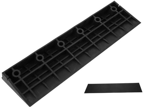 Angoily Heimkehrroboter-klettermatte Für Den Innenbereich Bausatz Drücken Übergang Stehen Haustür Türrampenschwelle Türschwellenrampe Kunde Unterlage Modular Behindertenrampe Black Gummi