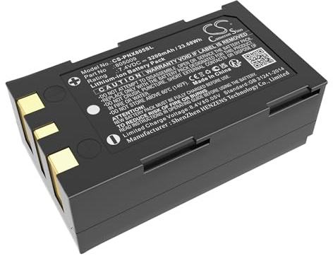 TCTK Akku 3200mAh Kompatibel mit [Phoenix Contact] ThermoFOX, Thermomark GO, Thermomark GO.K Ersetzt 805009, S828021, VBK100