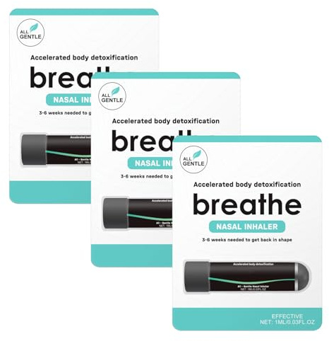 3Pcs Inhalierstift für Die Nase Riechstifte Naseninhalator Stift Nasal Stick Nasenstift mit Menthol Nasal Inhaler Tragbar Verbessert Die Atmung Steigert Die Konzentration für Den Täglichen Gebrauch