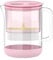 Waterdrop 𝐆𝐥𝐚𝐬 Wasserfilterkanne, 1.5L Wasserfilterkanne mit 2-Monats-Filter, NSF 53&42&372 Zertifiziert, Reduziert PFOA/PFOS, Chlor, Cadmium, Kupfer, Quecksilber, WD-PT-72P