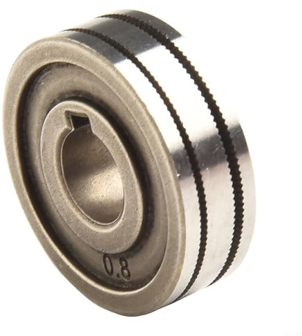 0.6/0.8/0.9 Mig Welder Drive Roll, Knurled V Groove Drive Roller, U Groove Wire Feeder, .023 .030 .035 .045, For Clarke, SIP, MIG 100/130/160/180/200, Metalworking Welding