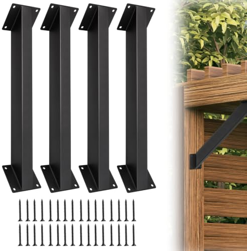 4 Stück 45 grad winkelhalterung, Holzbalken Eckhalterung, Innengelenk für Holzpfosten und Balken, für Holzpfosten und Balken, Schreibtischkante, Pergola, Pavillon