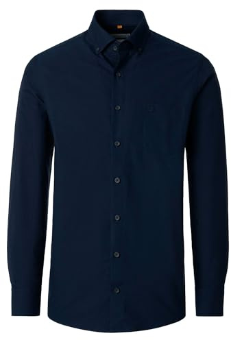 Redmond - Comfort Fit - Herren Oxford Freizeithemd (261010111), Größe:XL, Farbe:blau Navy (190)