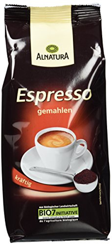 Alnatura Bio Espresso, gemahlen, 5er Pack (5 x 250 g)