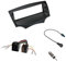 Autoradio Radioblende Ford - Einbaurahmen 1-DINRadio-Blende + Radioadapter + Antennenadapter Fakra - ISO + Antennen-Adapter ISO - DIN Ford KA II RU8 2008 -> Farbe: schwarz