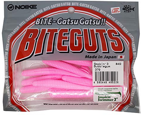 Noike Smokin Swimmer 3' 7,6cm - 9 Gummifische, Noike Farbe:Bubblegum