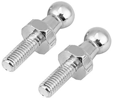prigioniero sferico perno prigioniero sferico 2 pezzi auto ferro palla Stud M6 per gas puntoni palla finito Bonnet