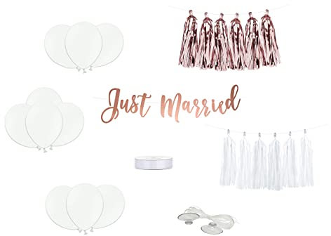 Auto-Dekorationsset - Just Married