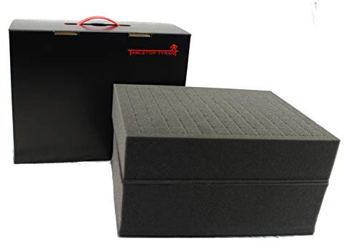 Tabletop Tyrant The Defender Figure and Storage Case inc Foam Holds 180 Models (Pick and Pluck)