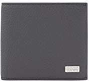 BOSS Herren Crosstown 8 cc Klapp-Geldbörse aus genarbtem italienischem Leder mit Platz für acht Karten