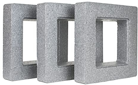 PFLANZKORB Set PFLANZHILFE Wasserpflanzen Verschiedene Größen ideal für Gartenteich - gut geeignet für Teichplfanzen wie Seerosen Teichpflanzen Korb, Wasserpflanzen Teich (3X Insel Ringe lose)