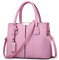 VARLIVOO Handtasche Damen Mittelgroß Henkeltaschen mit Anhänger Leader PU Schultertasche Tasche Elegant Umhängetaschen fur Reisen Büro Einkauf (Rosa)