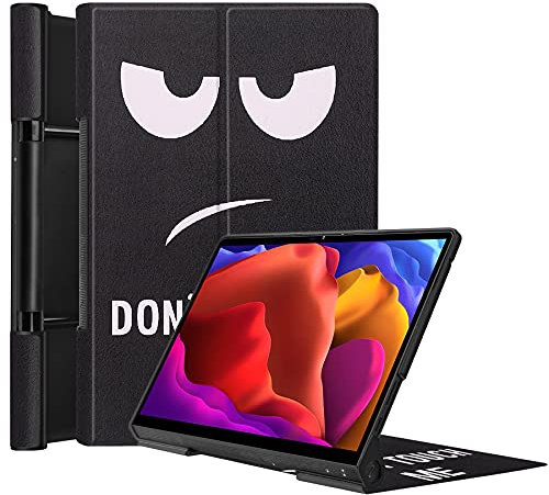 Case2go - Funda Compatible con Lenovo Yoga Tab 13 (2021) - con función de Soporte - TPU Caso - Don’t Touch me