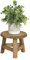 Wooden Indoor Plant Stand, High Stool Plant Stand Multi-function Wooden Flower Pot Holder, The Reinforcement Design,3 Support Points, for Gardening Interior Decoration Living Room 17.8x17.8x15cm
